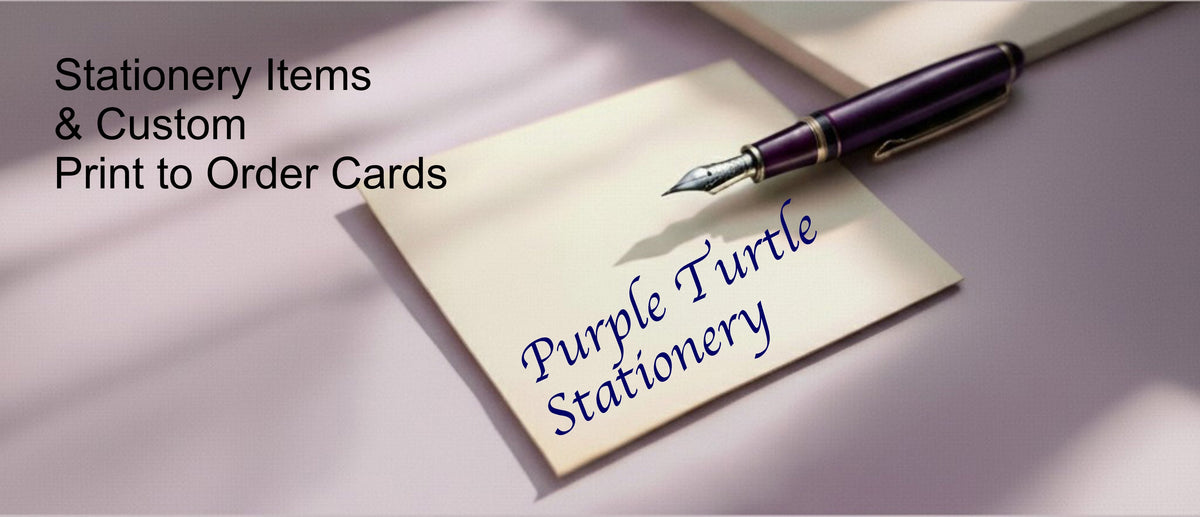 Purple Turtle Stationery