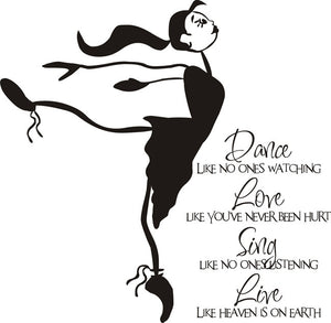 Apron - Dance like no one is watching, love like you've never been hurt, sing like no one is listening, live like heaven is on Earth (100-0018-000)