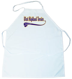 Breed of Champion (Blue) Apron - West Highland White Terrier (100-0002-408)