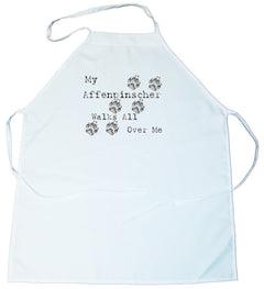My Affenpinscher Walks All Over Me Apron (100-0004-100)