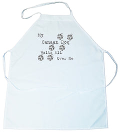 My Canaan Dog Walks All Over Me Apron (100-0004-180)