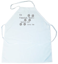 My Finnish Spitz Walks All Over Me Apron (100-0004-226)
