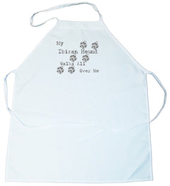My Ibizan Hound Walks All Over Me Apron (100-0004-260)
