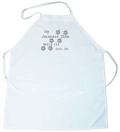 My Japanese Chin Walks All Over Me Apron (100-0004-274)
