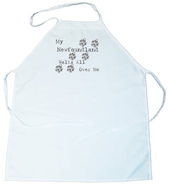 My Newfoundland Walks All Over Me Apron (100-0004-306)