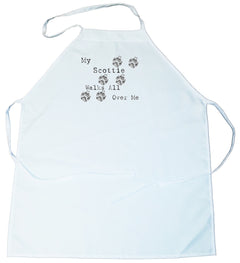 My Scottie Walks All Over Me Apron (100-0004-364A)