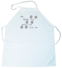 My Shih Tzu Walks All Over Me Apron (100-0004-372)