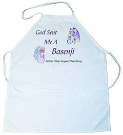 God Sent Me a Basenji Apron (100-0005-126)