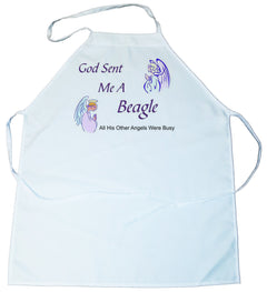 God Sent Me a Beagle Apron (100-0005-130)