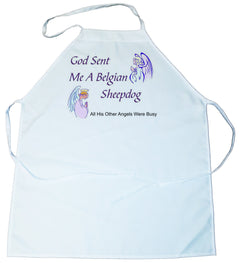 God Sent Me a Belgian Sheepdog Apron (100-0005-140)