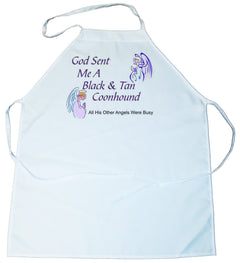God Sent Me a Black & Tan Coonhound Apron (100-0005-148)