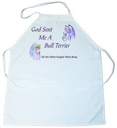 God Sent Me a Bull Terrier Apron (100-0005-172)