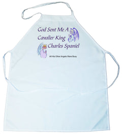 God Sent Me a Cavalier King Charles Spaniel Apron (100-0005-184)