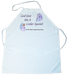 God Sent Me a Cocker Spaniel Apron (100-0005-198)