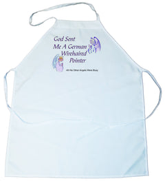 God Sent Me a German Wirehaired Pointer Apron (100-0005-238)