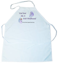 God Sent Me a Irish Wolfhound Apron (100-0005-268)
