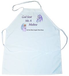 God Sent Me a Maltese Apron (100-0005-292)