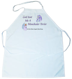 God Sent Me a Manchester Terrier Apron (100-0005-294)