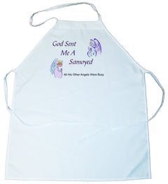 God Sent Me a Samoyed Apron (100-0005-358)