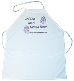 God Sent Me a Scottish Terrier Apron (100-0005-364)