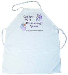 God Sent Me a Welsh Springer Spaniel Apron (100-0005-404)