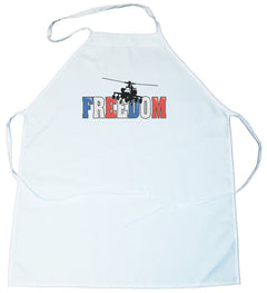 Apron - Freedom in Red,White & Blue with helecopter (100-0041-00)