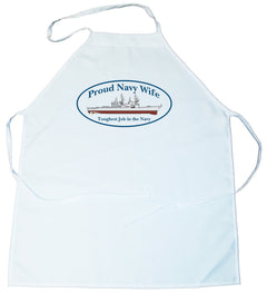 Apron - Proud Navy Wife-Toughest Job in the Navy (100-0046-04)