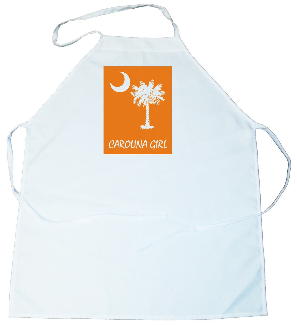 Apron - Carolina Girl Palmetto & Moon (On Orange Background) (100-0061-002)