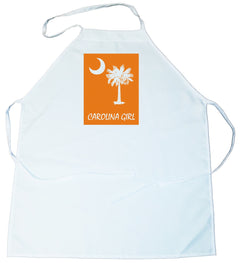 Apron - Carolina Girl Palmetto & Moon (On Orange Background) (100-0061-002)
