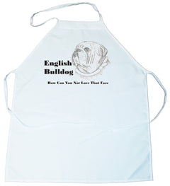 How Can You Not Love That Face Apron: English Bulldog (100-0071-174)