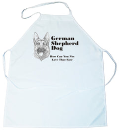 How Can You Not Love That Face Apron: German Shepherd (234A) (100-0071-234A)
