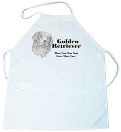 How Can You Not Love That Face Apron: Golden Retriever (244B) (100-0071-244B)