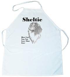 How Can You Not Love That Face Apron: Sheltie (100-0071-368A)