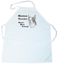 Man's Best Friend Apron: Boston Terrier (100-0072-160)