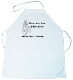 Man's Best Friend Apron: Bouvier des Flandres (162A) (100-0072-162A)