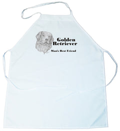 Man's Best Friend Apron: Golden Retriever (244B) (100-0072-244B)