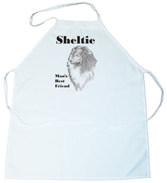 Man's Best Friend Apron: Sheltie (386AB) (100-0072-368AB)