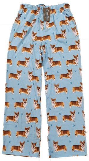 Comfies Unisex Pajama Bottoms - Welsh Corgi