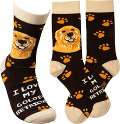 Socks from Primatives by Kathy - Golden Retriever (105027)