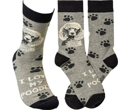Socks from Primatives by Kathy - White Poodle (PBK-105030)