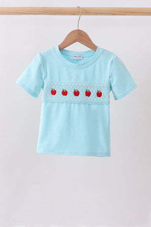 Blue Apple Smocked Top