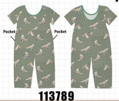 Green Mallard Bamboo Jumpsuit