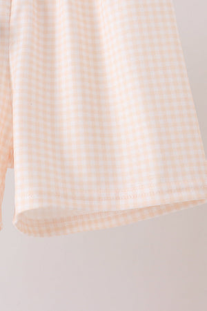 Blue Hallo Fall Y'ALL Pumpkin Shorts Set