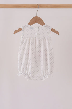 Pink Football Applique Ruffle Bubble