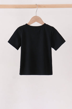 Black Ghost Embroidery Top