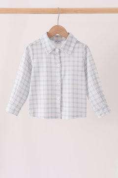 Plaid button down shirt