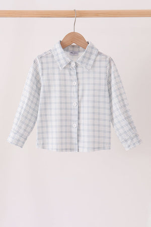 Plaid button down shirt