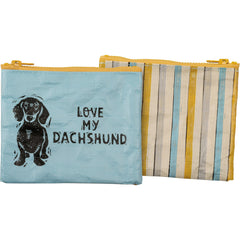 Primitives By Kathy Zipper Wallet - Dachshund