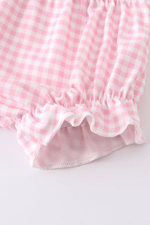 Green Turtle Embroidered Bloomer Set