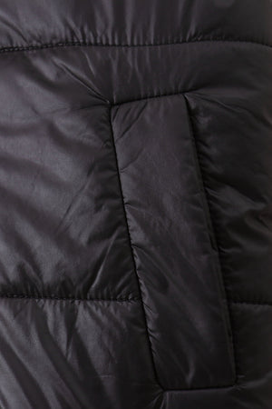 Black mom&me puffer vest